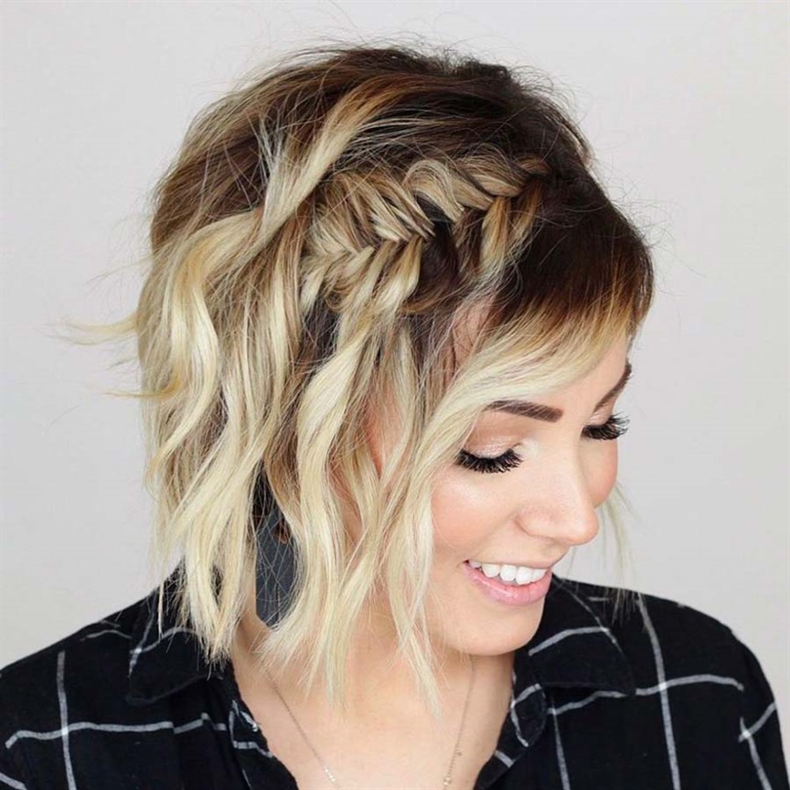 Bob Hairstyles for Braided and Long Hair Do you have very thick hair? Collect them in soft braids. You will get a delicate yet captivating look.